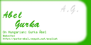 abel gurka business card