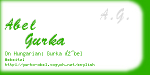 abel gurka business card